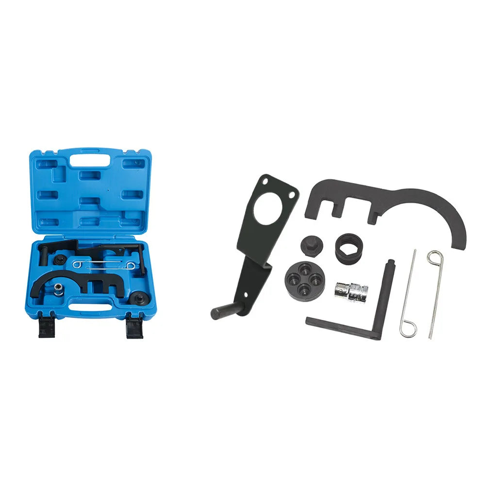 Engine Timing Locking Tool Set for BMW For N47 For N47S For N57 For N57S 2.0 3.0L For DOHC 16V Diesel Models 2007 Through 2012