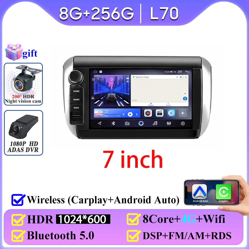 Android Auto For Peugeot 208 2008 Series 2012- 2018 Car Radio CarPlay Screen Automotive Multimedia GPS Navigation Android 16