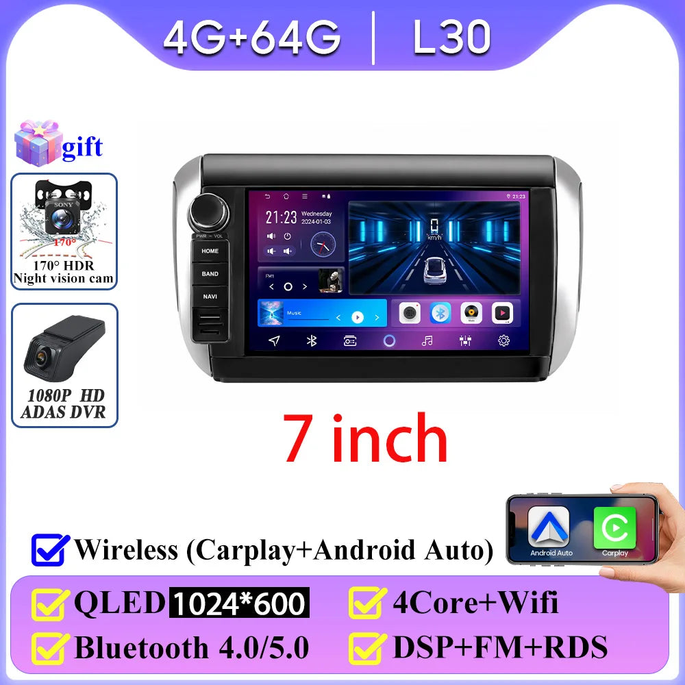 Android Auto For Peugeot 208 2008 Series 2012- 2018 Car Radio CarPlay Screen Automotive Multimedia GPS Navigation Android 16