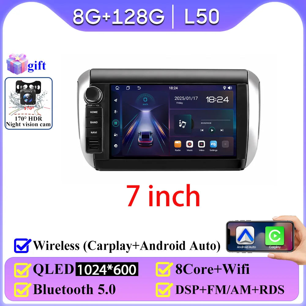 Android Auto For Peugeot 208 2008 Series 2012- 2018 Car Radio CarPlay Screen Automotive Multimedia GPS Navigation Android 16