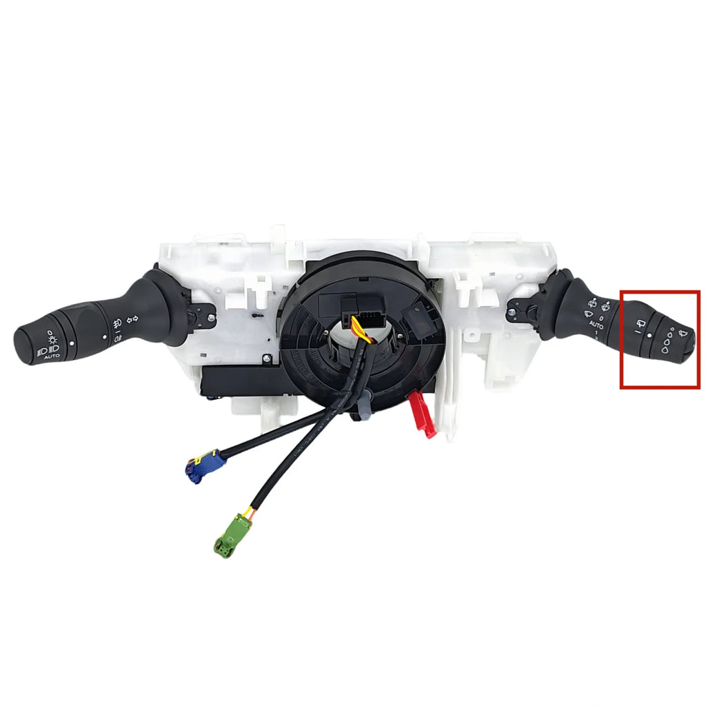 Commutateur combiné de clignotants et d'essuie-glaces au volant pour Renault Megane III et Scenic III (2008-2016) - Référence : 255670019R