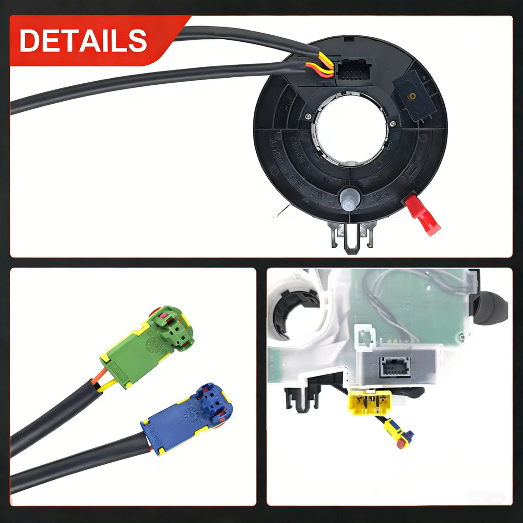 Commutateur combiné de clignotants et d'essuie-glaces au volant pour Renault Megane III et Scenic III (2008-2016) - Référence : 255670019R