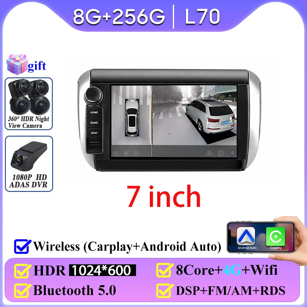 Android Auto For Peugeot 208 2008 Series 2012- 2018 Car Radio CarPlay Screen Automotive Multimedia GPS Navigation Android 16
