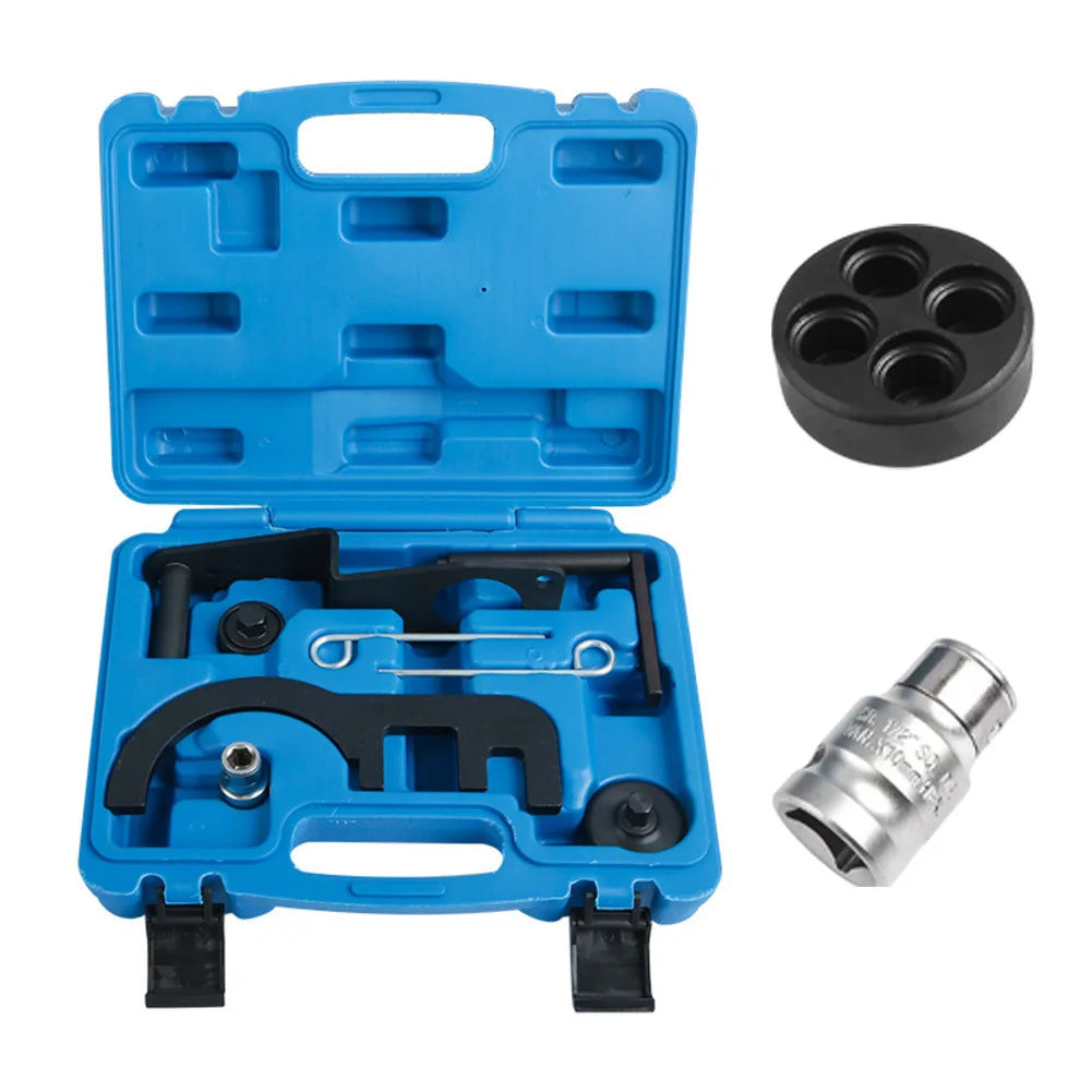 Engine Timing Locking Tool Set for BMW For N47 For N47S For N57 For N57S 2.0 3.0L For DOHC 16V Diesel Models 2007 Through 2012