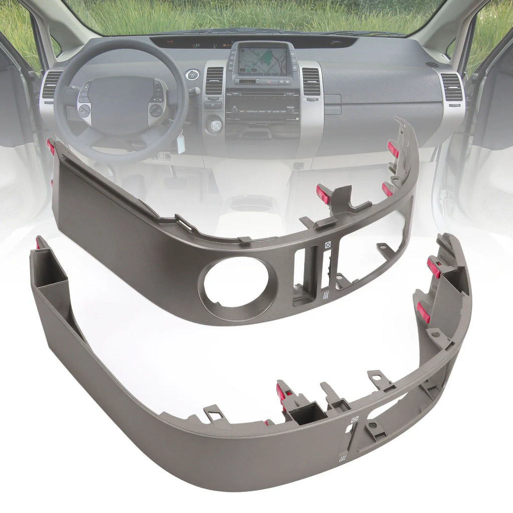 2Pcs Car Dash Vent Trim Left And Right Central AC Vent Trim Panel For Prius 2004 to 2009 new