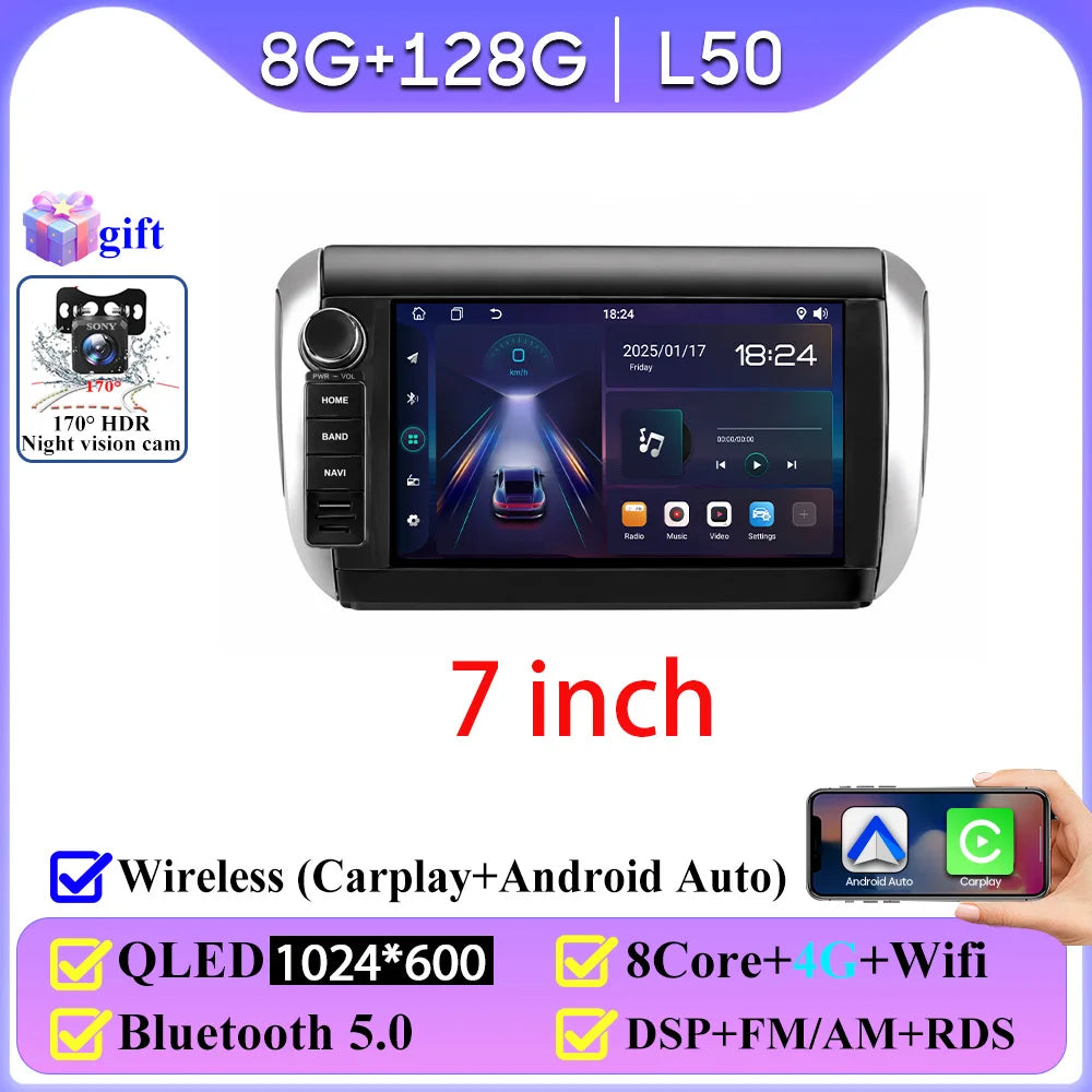 Android Auto For Peugeot 208 2008 Series 2012- 2018 Car Radio CarPlay Screen Automotive Multimedia GPS Navigation Android 16