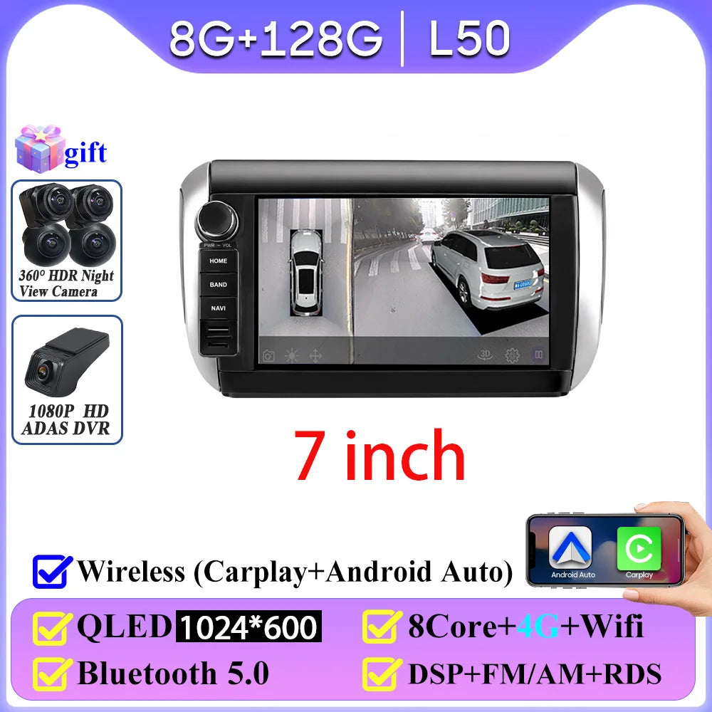 Android Auto For Peugeot 208 2008 Series 2012- 2018 Car Radio CarPlay Screen Automotive Multimedia GPS Navigation Android 16
