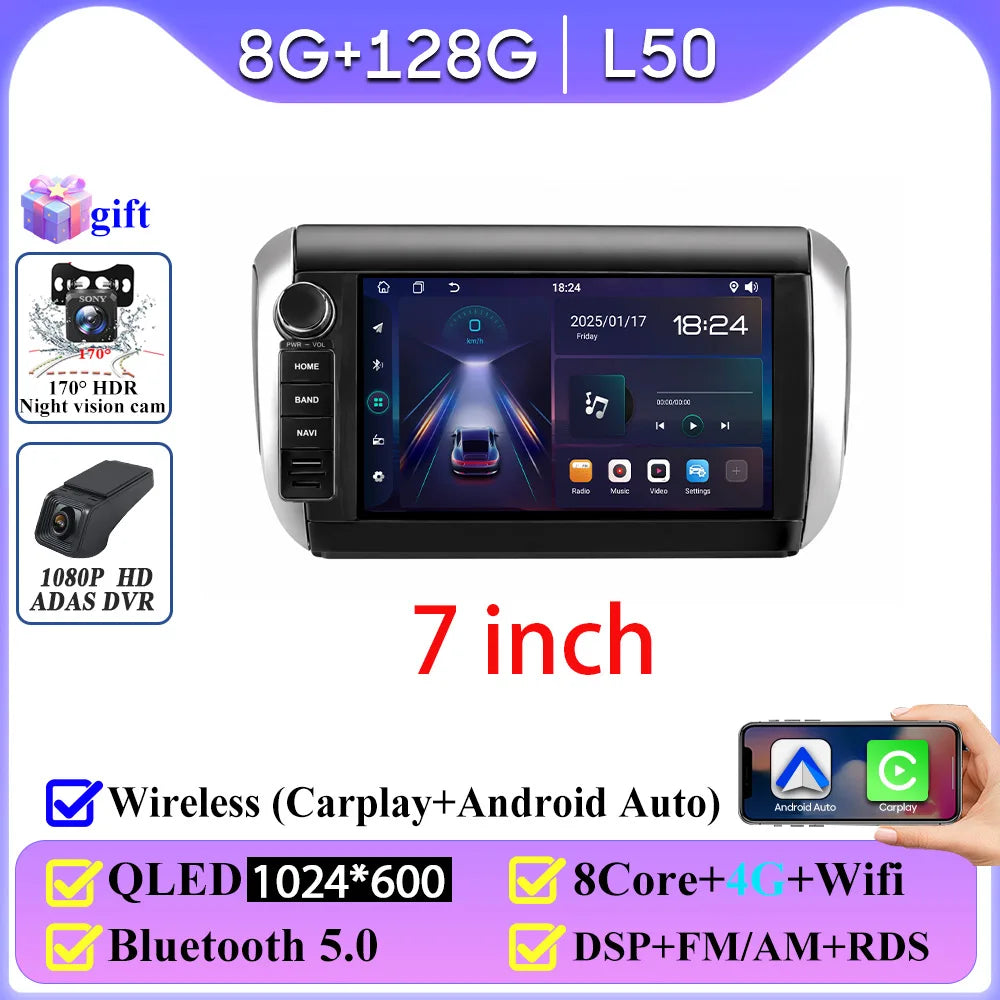 Android Auto For Peugeot 208 2008 Series 2012- 2018 Car Radio CarPlay Screen Automotive Multimedia GPS Navigation Android 16